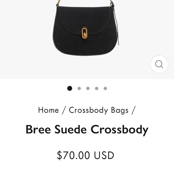 Suede handbag - Picture 6 of 6